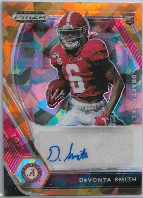 DeVonta Smith [Orange Ice Prizm] #DPA-DVS