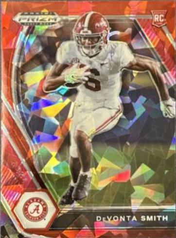 DeVonta Smith [Red Ice Prizm] #DPA-DVS