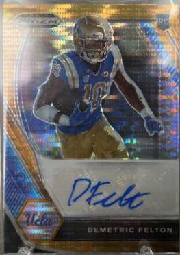 Demetric Felton [Gold Prizm] #DPA-DFE