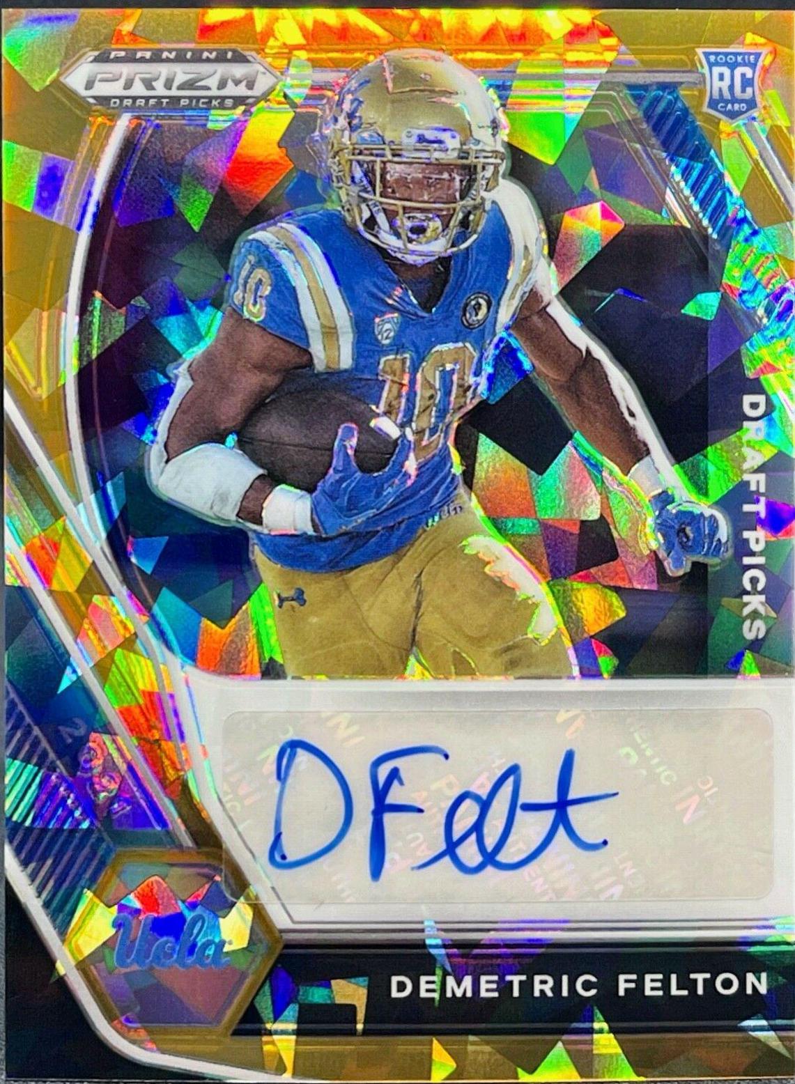 Demetric Felton [Orange Ice Prizm] #DPA-DFE