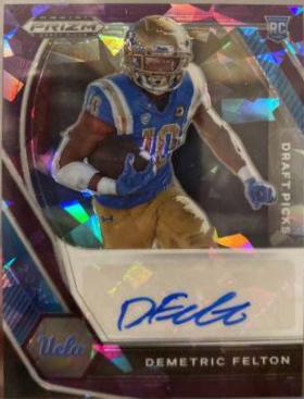 Demetric Felton [Purple Ice Prizm] #DPA-DFE
