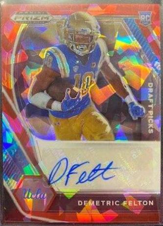 Demetric Felton [Red Ice Prizm] #DPA-DFE