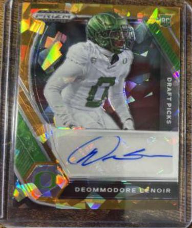 Deommodore Lenoir [Orange Ice Prizm] #DPA-DLE