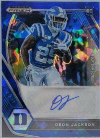 Deon Jackson [Blue Ice Prizm] #DPA-DJA