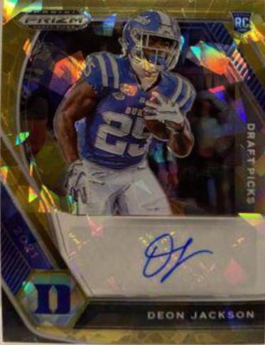 Deon Jackson [Gold Ice Prizm] #DPA-DJA