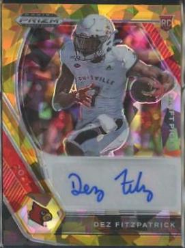 Dez Fitzpatrick [Gold Ice Prizm] #DPA-DEZ
