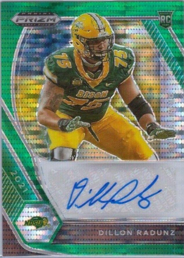Dillon Radunz [Green Pulsar Prizm] #DPA-DRA