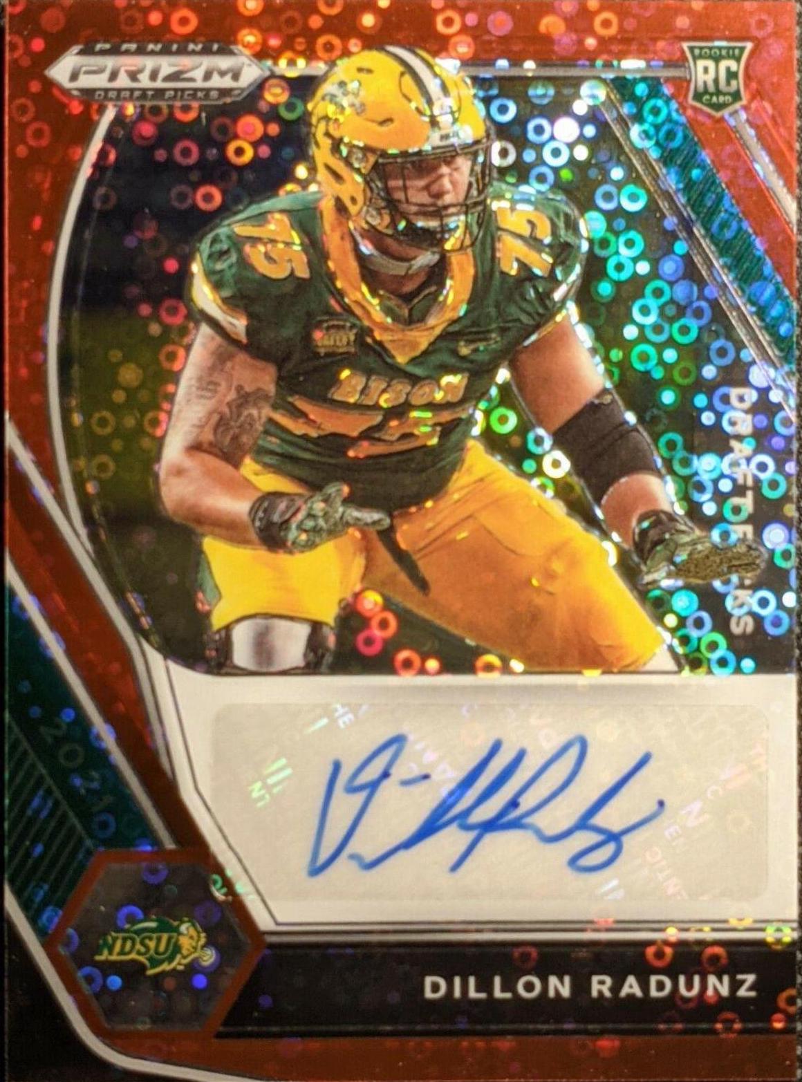 Dillon Radunz [Red Circles Prizm] #DPA-DRA