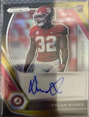 Dylan Moses [Black Gold Prizm] #DPA-DMO