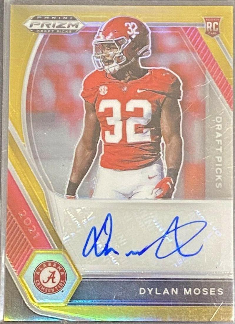Dylan Moses [Gold Prizm] #DPA-DMO