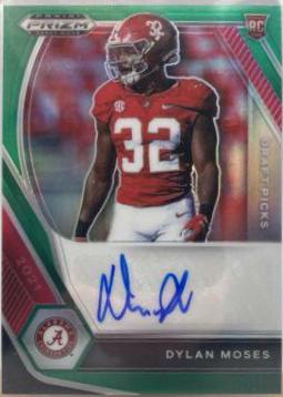 Dylan Moses [Green Prizm] #DPA-DMO