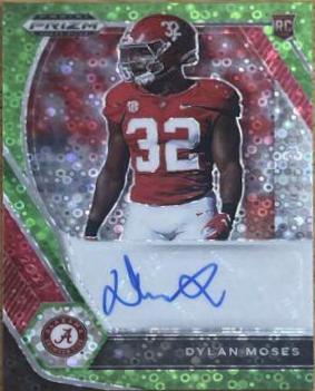 Dylan Moses [Neon Green Circles Prizm] #DPA-DMO