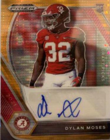 Dylan Moses [Orange Pulsar Prizm] #DPA-DMO
