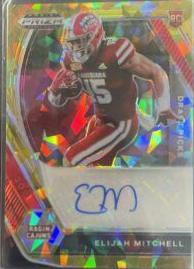 Elijah Mitchell [Gold Ice Prizm] #DPA-EMI