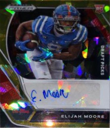 Elijah Moore [Gold Ice Prizm] #DPA-EMO