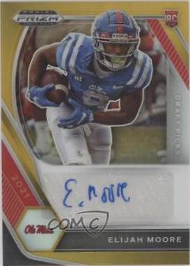 Elijah Moore [Gold Prizm] #DPA-EMO