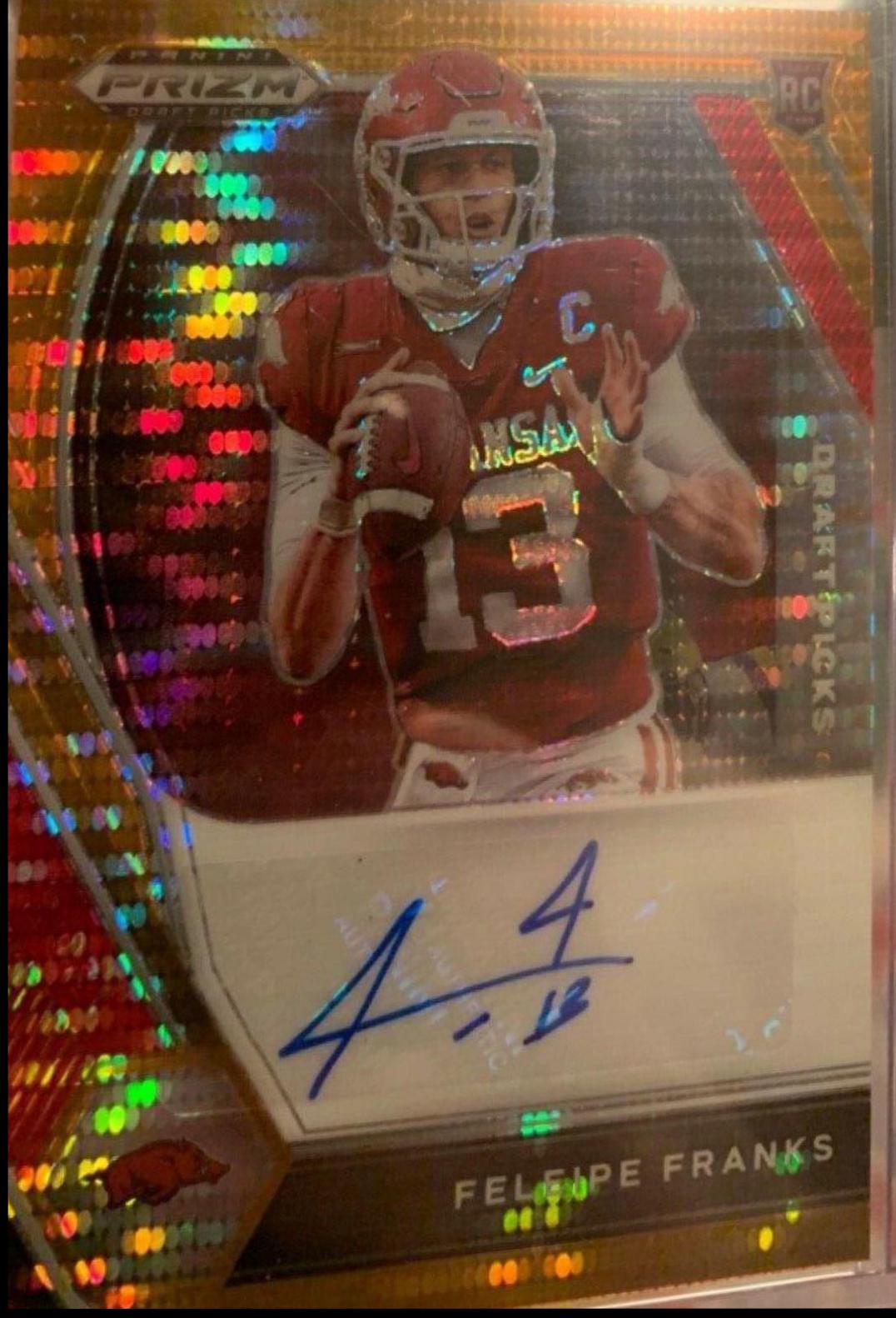Feleipe Franks [Orange Pulsar Prizm] #DPA-FFR