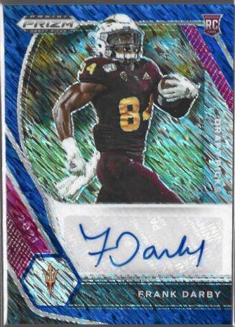 Frank Darby [Blue Shimmer Prizm] #DPA-FDA