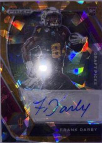 Frank Darby [Gold Ice Prizm] #DPA-FDA
