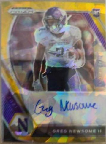 Greg Newsome II [Black Gold Prizm] #DPA-GNE