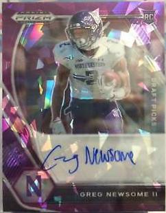 Greg Newsome II [Purple Ice Prizm] #DPA-GNE