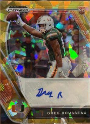 Greg Rousseau [Gold Ice Prizm] #DPA-GRO