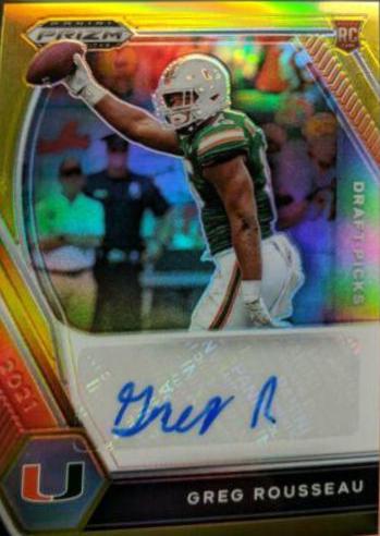 Greg Rousseau [Gold Prizm] #DPA-GRO