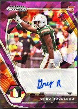 Greg Rousseau [Purple Ice Prizm] #DPA-GRO