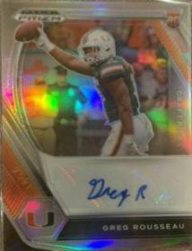 Greg Rousseau [Silver Prizm] #DPA-GRO