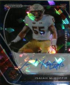 Isaiah McDuffie [Blue Ice Prizm] #DPA-IMC
