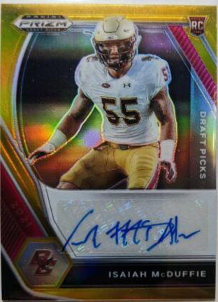 Isaiah McDuffie [Gold Prizm] #DPA-IMC