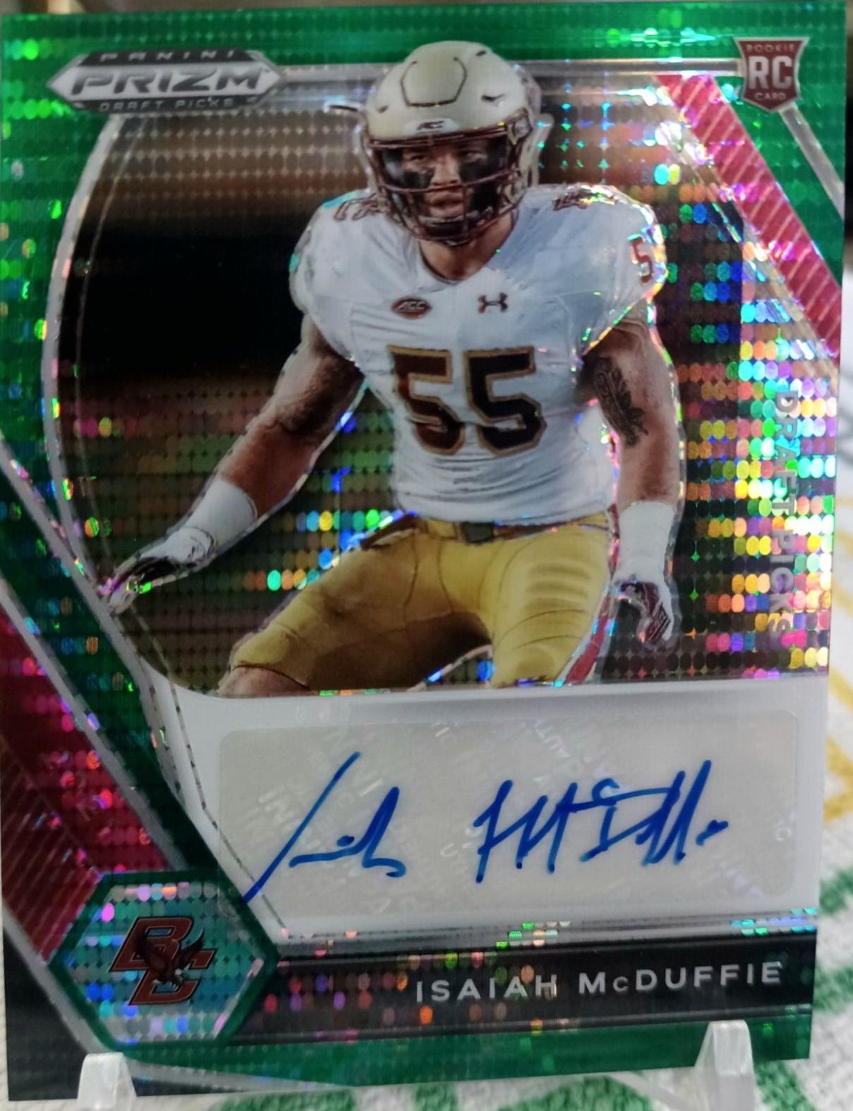 Isaiah McDuffie [Green Pulsar Prizm] #DPA-IMC