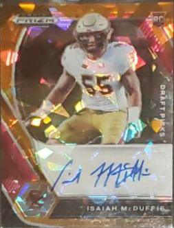Isaiah McDuffie [Orange Ice Prizm] #DPA-IMC