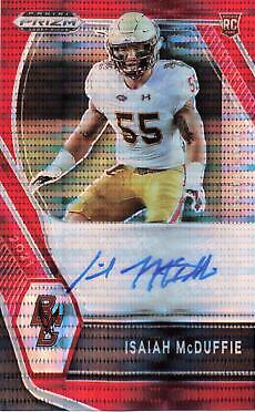Isaiah McDuffie [Red Pulsar Prizm] #DPA-IMC