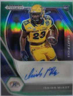 Isaiah McKoy [Green Prizm] #DPA-IMC