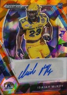 Isaiah McKoy [Orange Ice Prizm] #DPA-IMC