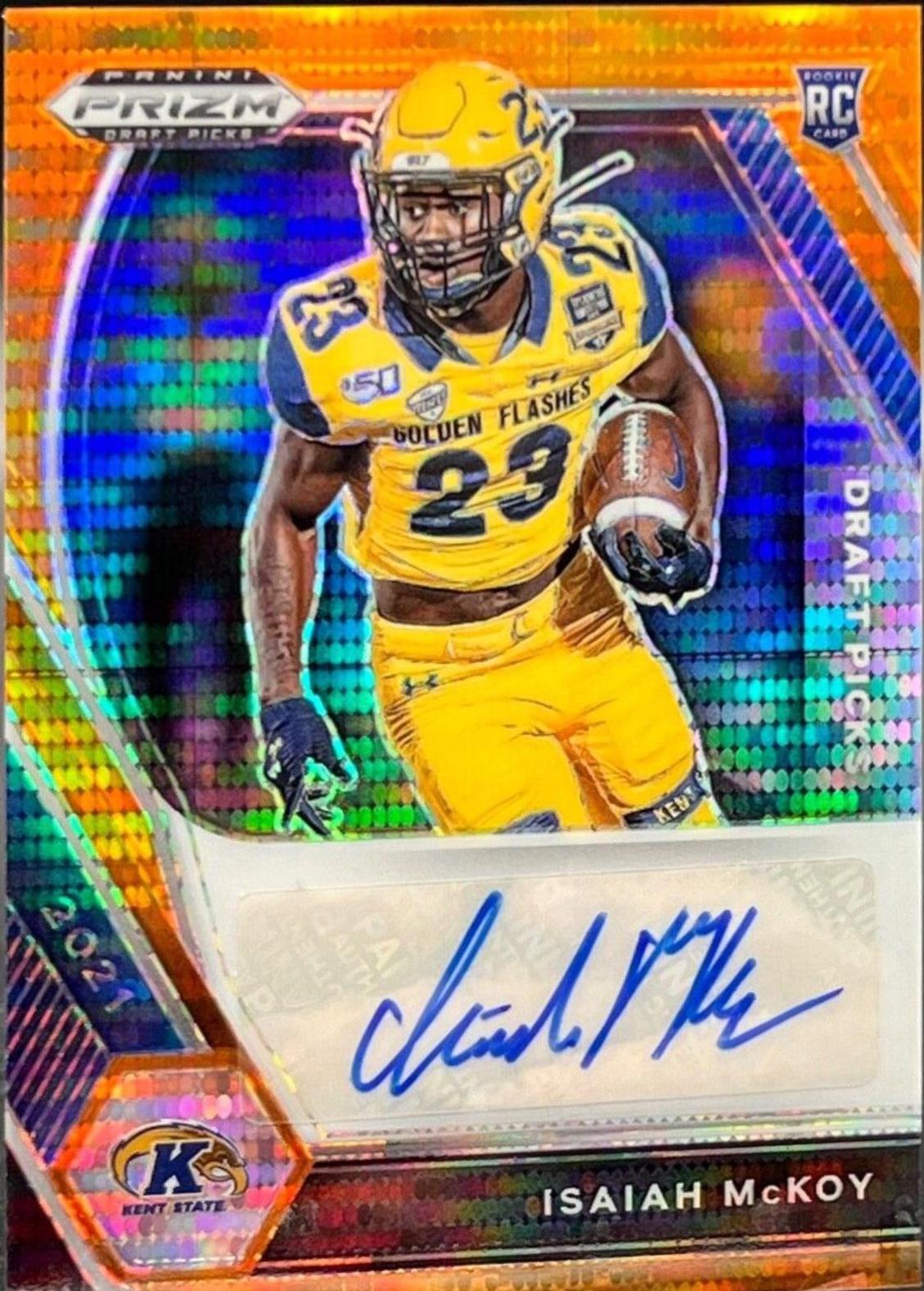 Isaiah McKoy [Orange Pulsar Prizm] #DPA-IMC
