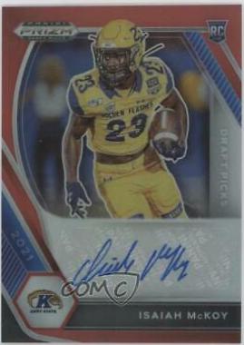 Isaiah McKoy [Red Prizm] #DPA-IMC