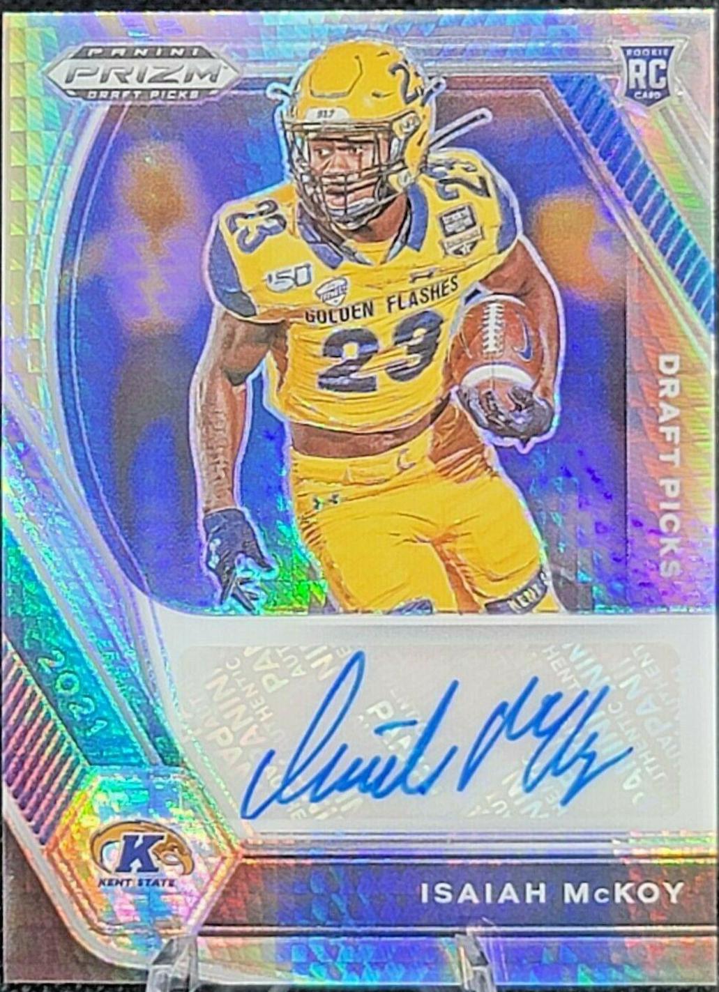 Isaiah McKoy [Silver Prizm] #DPA-IMC