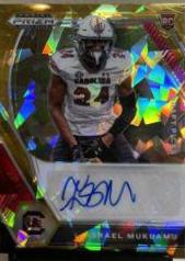 Israel Mukuamu [Gold Ice Prizm] #DPA-ISM