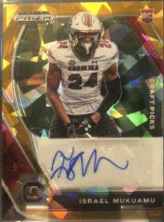 Israel Mukuamu [Orange Ice Prizm] #DPA-ISM