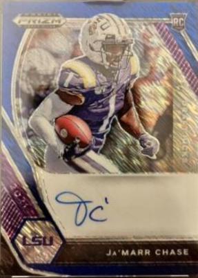 Ja'Marr Chase [Blue Shimmer Prizm] #DPA-JMC