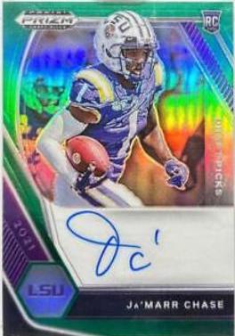 Ja'Marr Chase [Green Prizm] #DPA-JMC