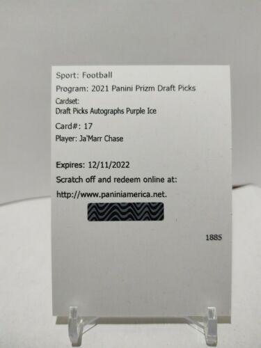 Ja'Marr Chase [Purple Ice Prizm] #DPA-JMC