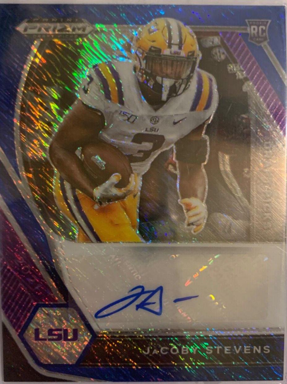 JaCoby Stevens [Blue Shimmer Prizm] #DPA-JAC