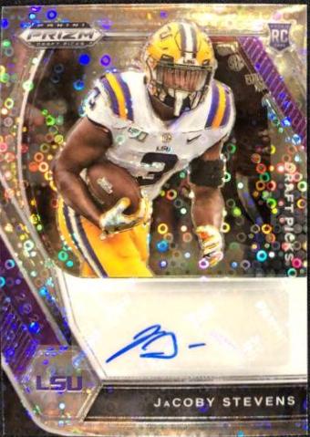 JaCoby Stevens [Silver Prizm] #DPA-JAC