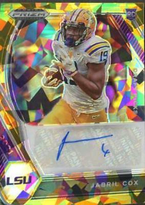 Jabril Cox [Gold Ice Prizm] #DPA-JAB