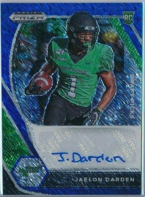 Jaelon Darden [Blue Shimmer Prizm] #DPA-JAD