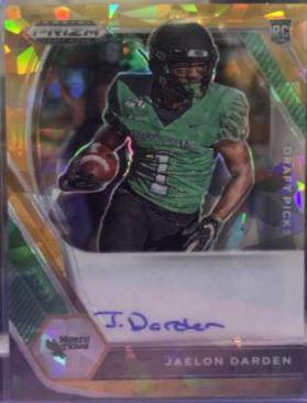 Jaelon Darden [Gold Ice Prizm] #DPA-JAD