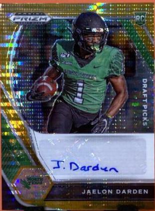 Jaelon Darden [Orange Pulsar Prizm] #DPA-JAD